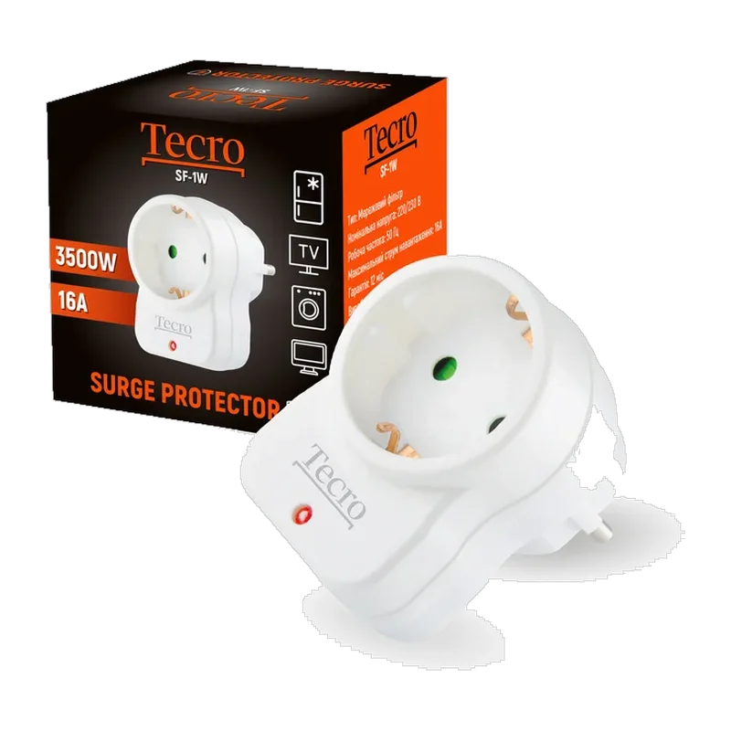 Мережевий фільтр Tecro SF-1W