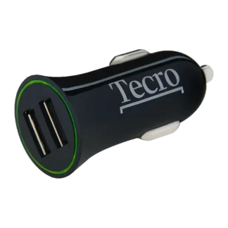Автомобільний зарядний пристрій Tecro TCR-0221AB