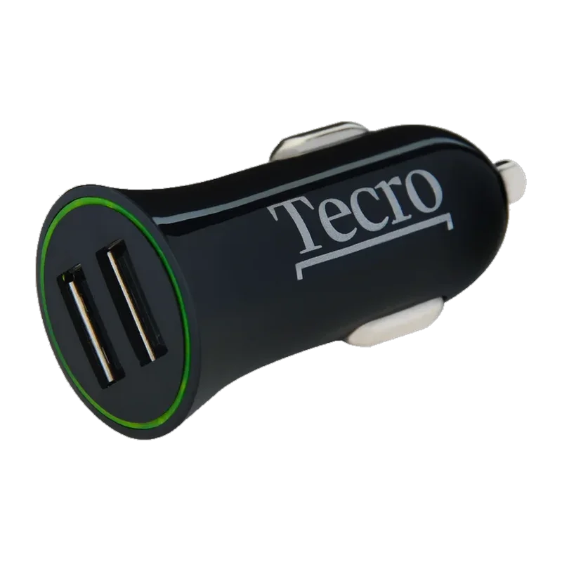 Автомобільний зарядний пристрій Tecro TCR-0221AB