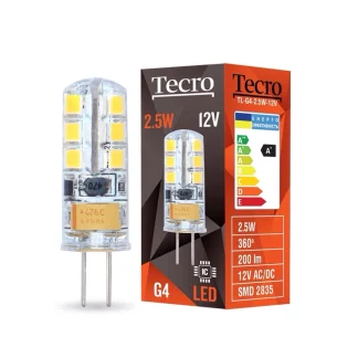 LED лампа Tecro TL-G4 2.5W 4100K 12V